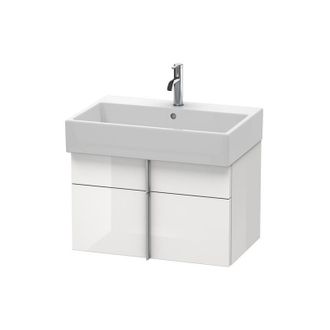 Duravit Duravit Vero Air Mueble De Pared 68,4 X 43,1 Cm, 1 Caj&oacute;n, 1 Extra&iacute;ble, Para Vero Air 235070, Color (frente/cuerpo): Laca De Color Gris Franela De Alto