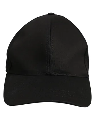 Dolce & Gabbana HAT10077 Cotton Baseball Cap - Black