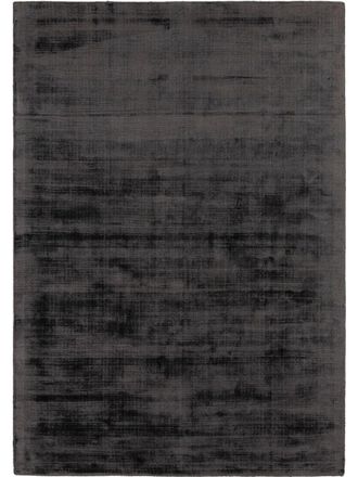 benuta Alfombra viscosa gris oscuro 160x230