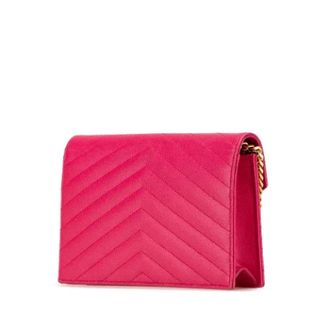 Saint Laurent Pre-owned Cross Body Bags, female, Pink, Size: ONE SIZE Pre-owned Vintage Crossbody Bag