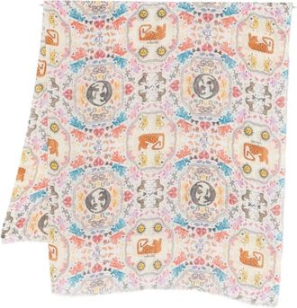 Faliero Sarti Graphic Pattern Scarf - Dames - Sjaals - Veelkleurig - ONE Size - Accessoires