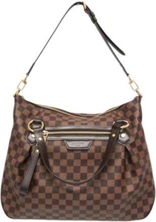 Louis Vuitton Pre-owned Evora MM N41131 - Dames - Vintage Schoudertas - Bruin - ONE Size - Vintage