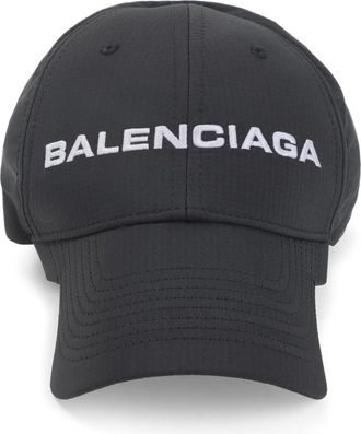 Balenciaga Caps, male, Black, Size: S Logo Cap