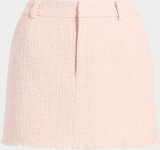 Cinq &agrave; Sept Kalina Textured Mini Skirt