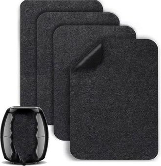 OEM Tappetini Resistenti Al Calore Per Friggitrici Ad Aria, Macchine Da Caff&egrave; E Piani Di Lavoro Della Cucina, 4 Pezzi, 40 X 30 Cm, Piedini Antiscivolo In 