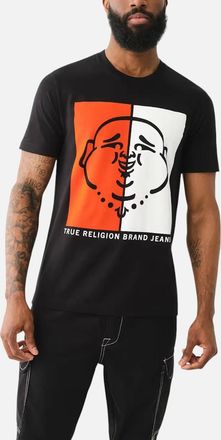 True Religion Mens True Religion 108323 Mens Graphic T Shirts - Black - Size: 36