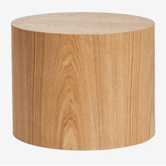 Sklum Tavolino rotondo in MDF e impiallacciatura di frassino (&Oslash;50 cm) Lily SKLUM