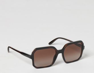 Vogue Occhiali da sole rettangolari in acetato con logo stampato sulle aste