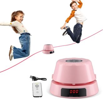 OEM M&aacute;quina Saltar Cuerda - Autom&aacute;tica Con Contador De Saltos - Recargable - Para Casa Oficina Gimnasio - Rosa