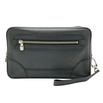 Louis Vuitton Pre-owned Clutch bag - Heren - Pre-owned - Zwart - Maat: ONE Size Leer