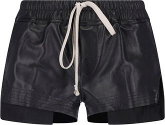 Rick Owens Pantaloncini In Pelle Di Agnello