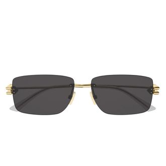 Bottega Veneta Sunglasses Bv1126 S 002 Gold/Grey Men
