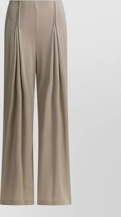 Max Mara virgin wool wide-leg trousers