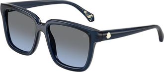 Moncler ME6026 CLASICO 30478F Mens Sunglasses Blue Size 54