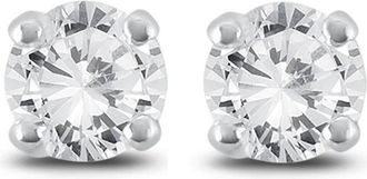 Diana M. Jewels 14K White Gold 0.15ct Diamond Stud Earrings