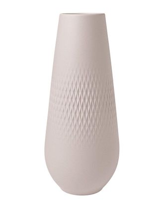 Villeroy & Boch Manufacture Collier Beige Tall Carre Vase