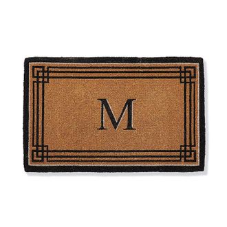 Frontgate Windsor Monogrammed Coco Door Mat - 30 x 48, H - Frontgate