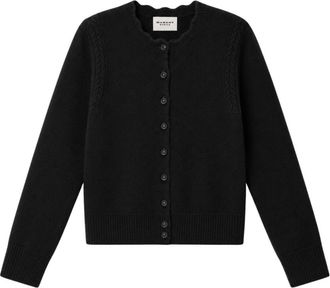 Isabel Marant Naia Cardigan - Dames - Vesten - Zwart - S - Polyester - Truien & Vesten