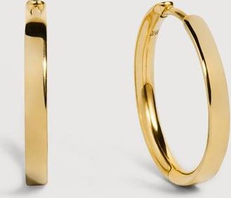 Monica Vinader Gold Essential Small Hoop Earrings