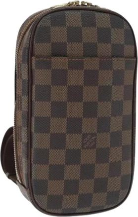 Louis Vuitton Pre-owned Vintage Cross Body Bag - Dames - Vintage Schoudertas - Bruin - ONE Size - Vintage