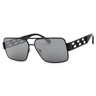 Versace Mens Black Rectangular Sunglasses VE2290