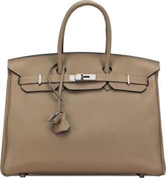 Herm&egrave;s Pre-owned Womens Birkin Tote Classic - Grey Leather - One Size