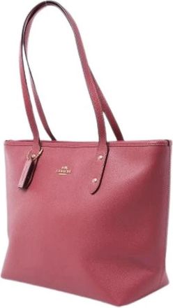 Coach Pre-owned Lexy Tote - Dames - Vintage Shopper - Roze - ONE Size - Leer - Vintage