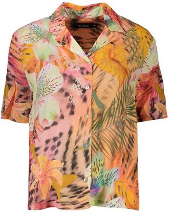 Desigual Oranje Viscose Dames Shirt