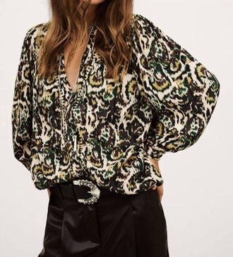 BA&SH Onada Long Sleeves Top In Ecru