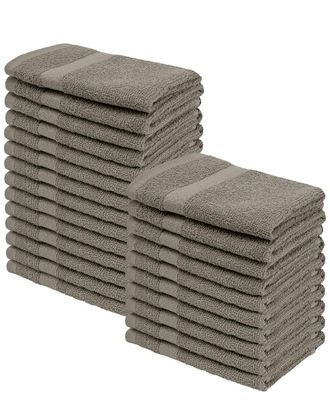 Superior Weavers Touch 24Pc Face Cotton Towel Set
