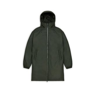 Rains Stijlvolle Parka - Heren - Parka Jassen - Groen - M - Polyester - Jassen