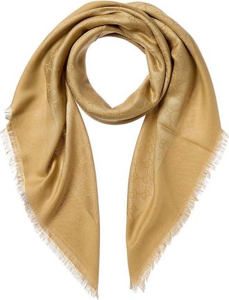 Gucci Gg Silk-Blend Scarf