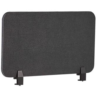 Beliani Panel Separador Gris Oscuro 72 X 40 Cm Poli&eacute;ster Pet Pantalla Ac&uacute;stica Oficina Wally