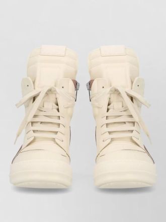 Rick Owens leather high-top sneakers