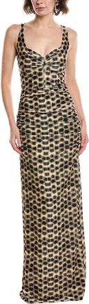 Black Halo Wilder Velvet Gown