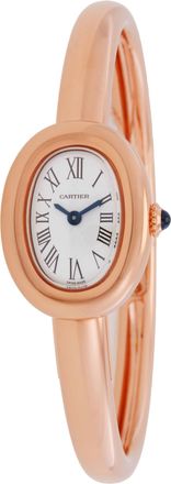 Cartier Baignoire Quartz Silvered Dial Ladies Watch WGBA0081