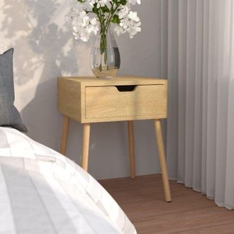 vidaXL Comodino Rovere Sonoma 40x40x56 cm in Legno Multistrato Vidaxl