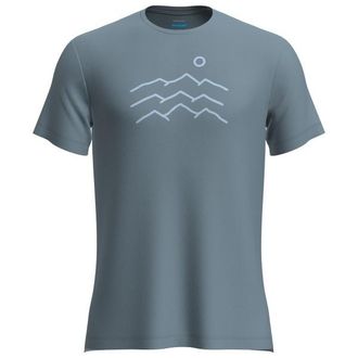 Icebreaker Merino 125 Cool-Lite Sphere S/S Across Merinoshirt f&uuml;r Herren | grau
