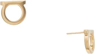 Ferragamo Ferragamo Gancini Brass Earrings
