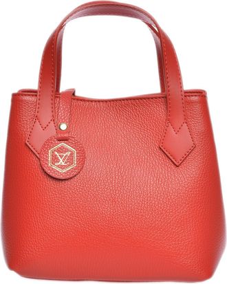 Luisa Vannini Rood Rundleer Tas