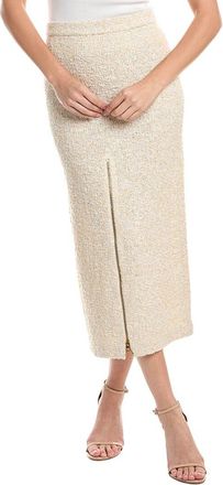 St. John Tweed Wool-Blend Pencil Skirt