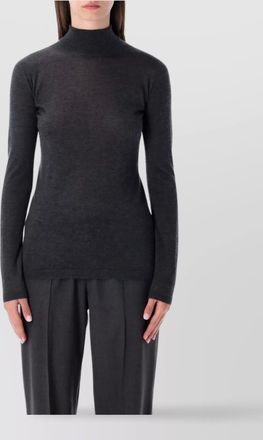 Fabiana Filippi cashmere silk long sleeve turtleneck