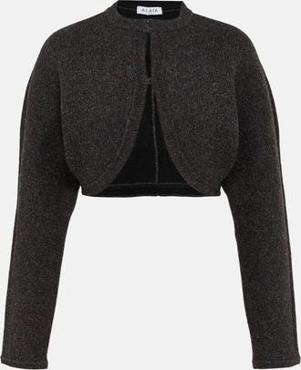 Alaia Wool-blend shrug