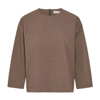 Inwear Lange Mouwen Tops - Dames - Longsleeves - Bruin - L - Tops