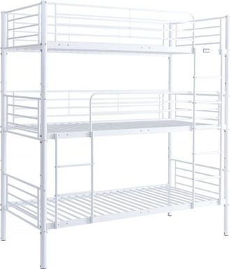 Habitat & Jardin Camas litera blanco 200 x 97 x 215 cm