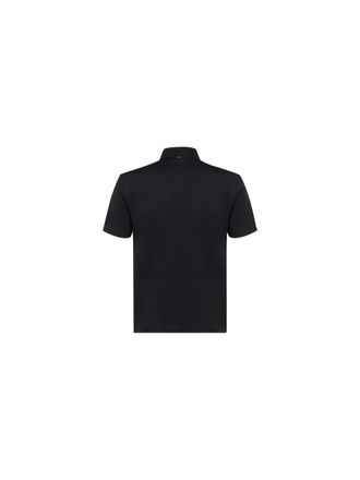 Thom Browne Cotton Short-Sleeve Polo - Gray