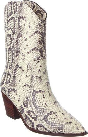 L'agence Claude Western Croc Snake Boot