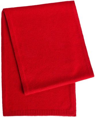 STUDIO NICHOLSON Izul Knitted Wool Scarf - Red - One Size