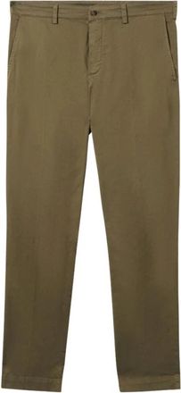 Brooks Brothers Regular Fit Stretch Katoen Gabardine Comfort Chino - Heren - Chinos - Groen - W32 - Katoen - Broeken