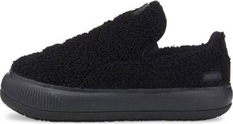 Puma (WMNS) PUMA Suede Mayu Slip-On Teddy - Black 384887-01